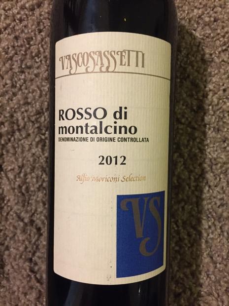 2013 Vasco Sassetti Rosso di Montalcino, Italy, Tuscany, Montalcino ...