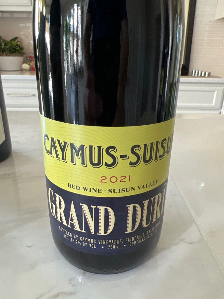 thumbnail image 2 of 2021 Caymus Suisun Grand Durif – 12-Bottle Case, Napa Valley Cabernet Sauvignon 2 of 6