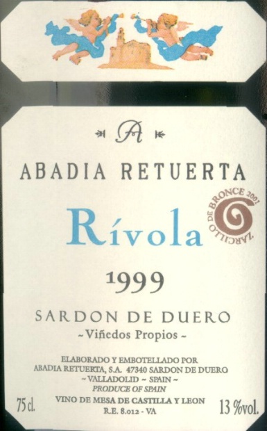 1999 Abadia Retuerta Vino de la Tierra de Castilla y León