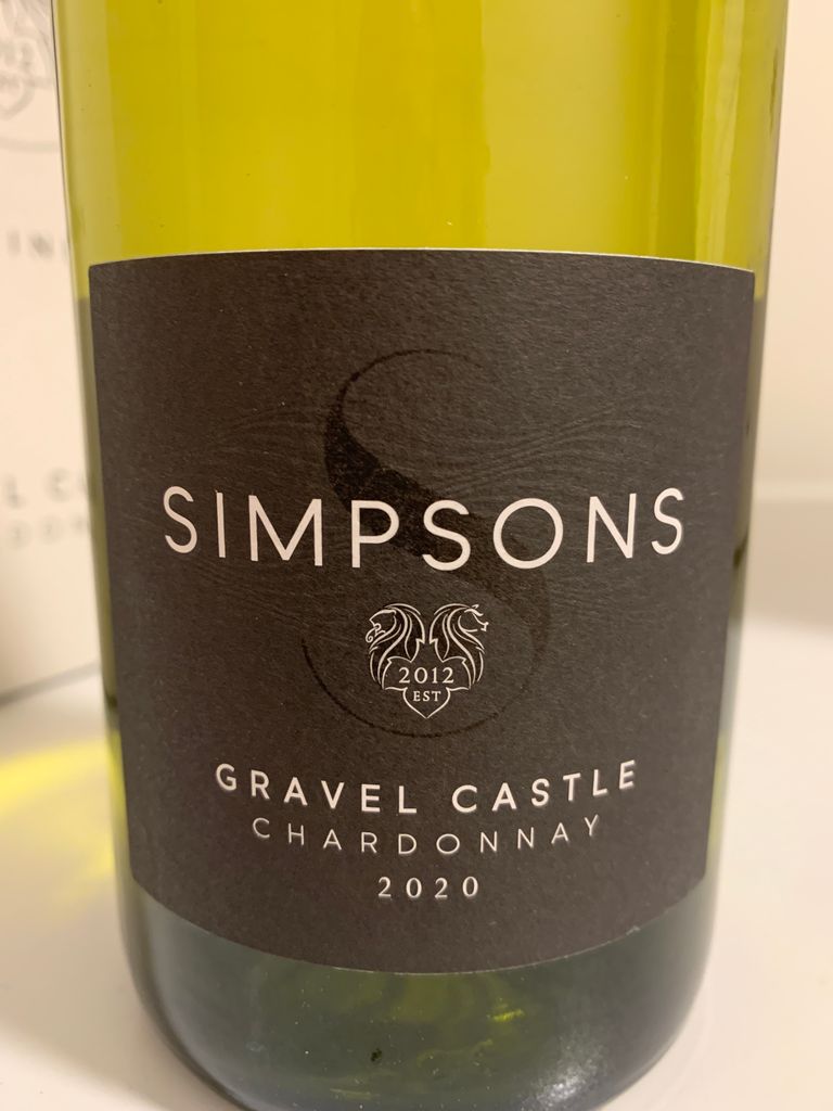 2020 Simpsons Wine Estate Chardonnay Gravel Castle, United Kingdom ...