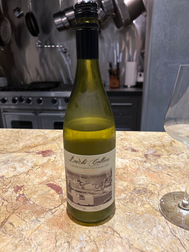 2022 Leschi Cellars Chardonnay Lakeside Unoaked, USA, Washington