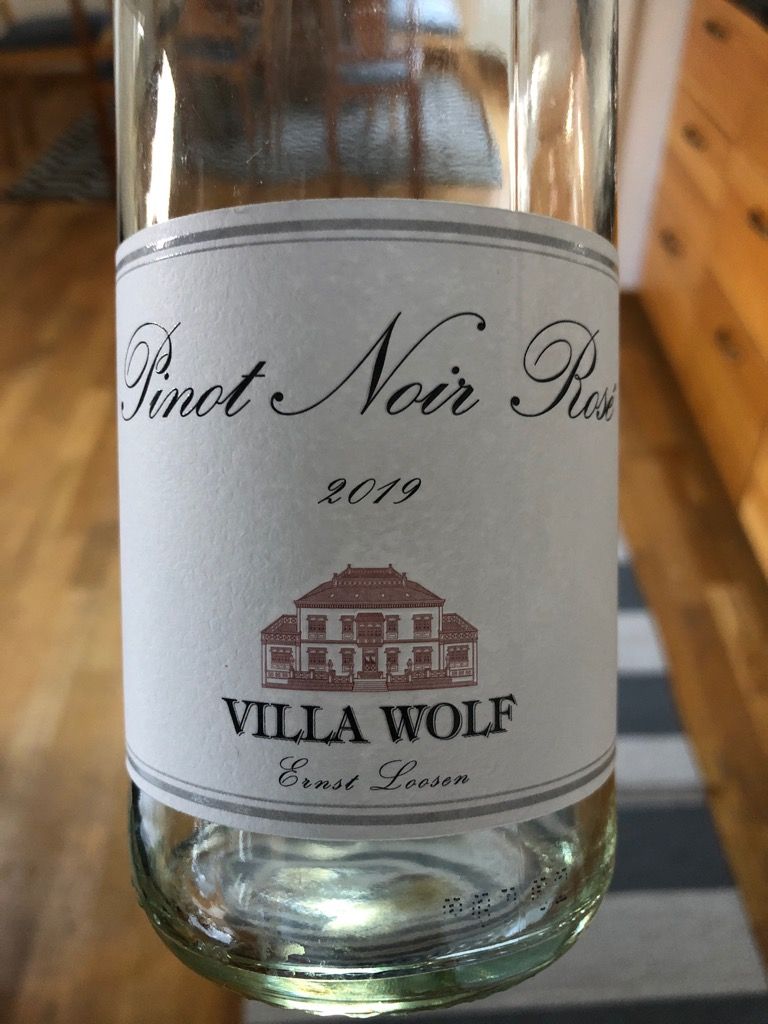 2019 Villa Wolf Pinot Noir Rosé, Germany, Pfalz CellarTracker