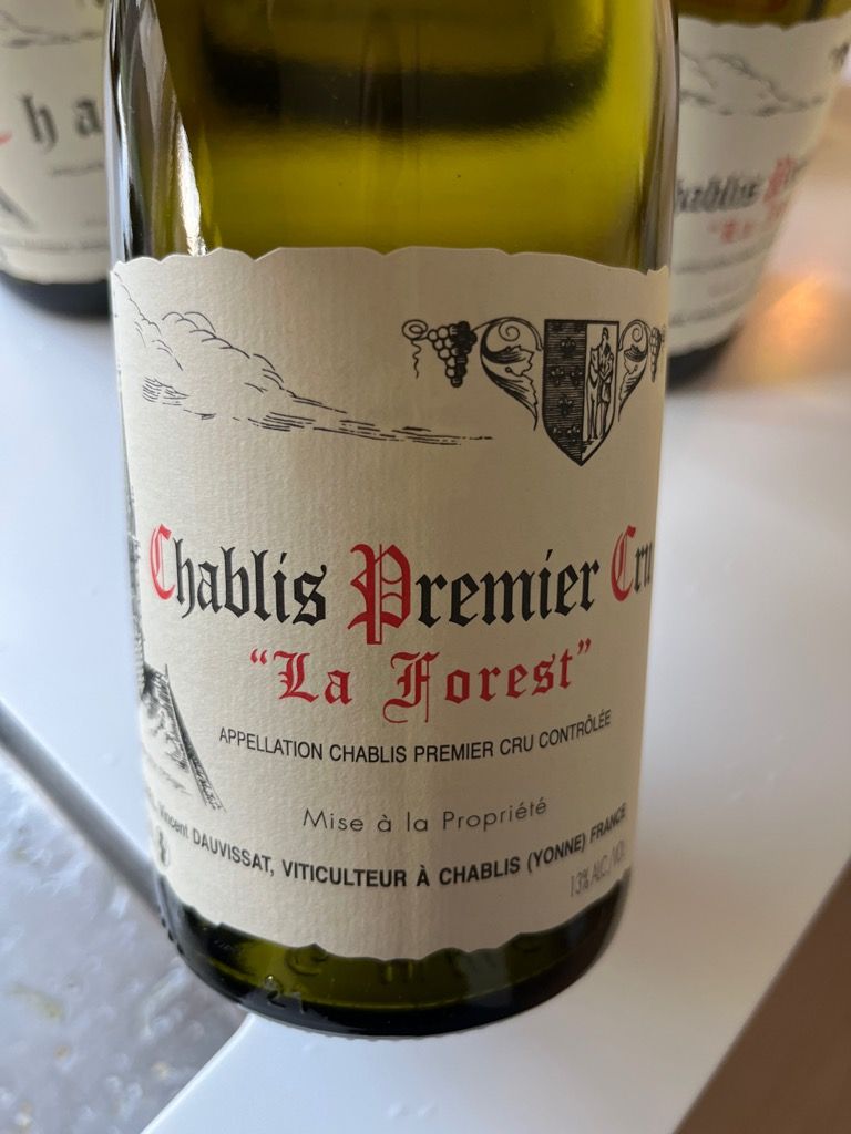 2017 Vincent Dauvissat (René & Vincent) Chablis 1er Cru La Forest