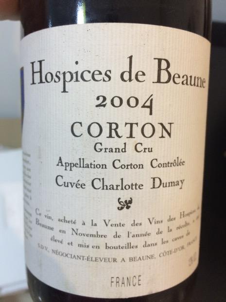 1983 Hospices de Beaune Corton-Cuvée Charlotte Dumay - CellarTracker