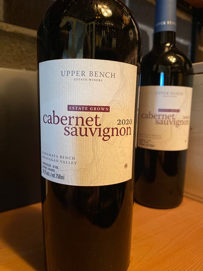 2020 Upper Bench Estate Winery Cabernet Sauvignon, Canada, British ...