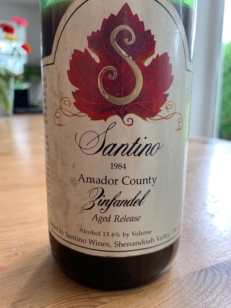 1980 Santino Zinfandel - CellarTracker