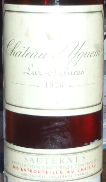 ワイン Chateau d'Yquem 1975 Purchase Wine Chateau D'Yquem 1975, Sauternes - Maison Wineted