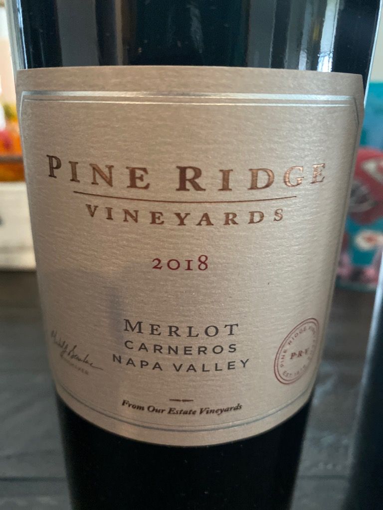 Merlot Merlot - Pine Ridge Vineyards