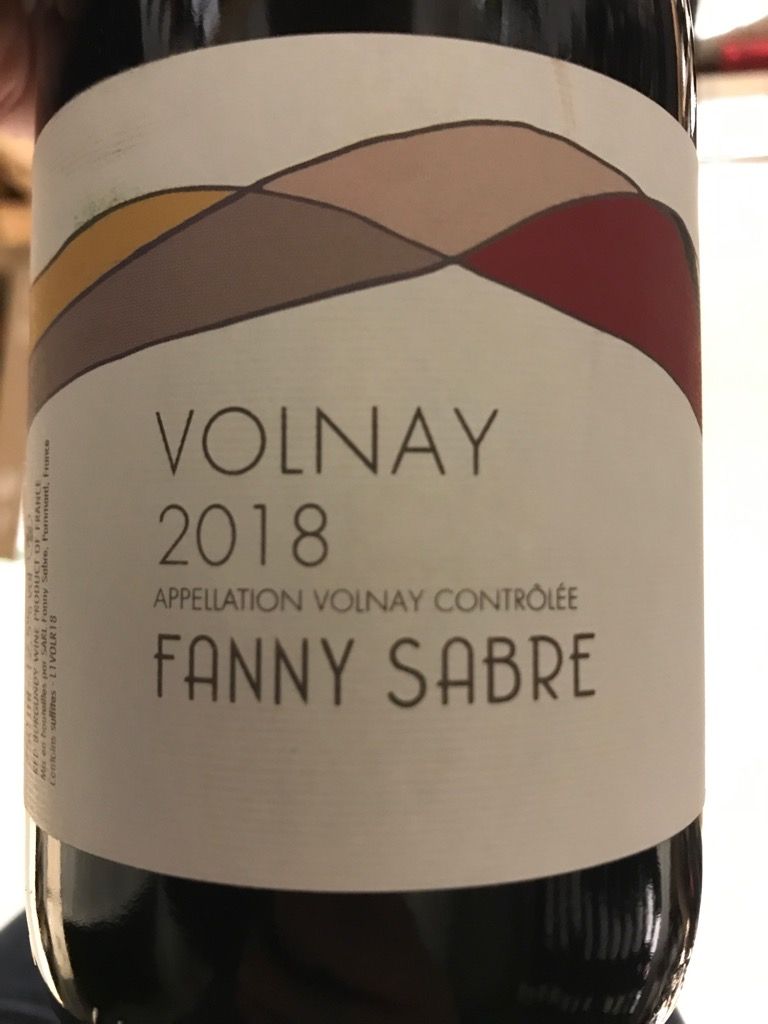 2018 Fanny Sabre Volnay, France, Burgundy, Côte de Beaune, Volnay ...