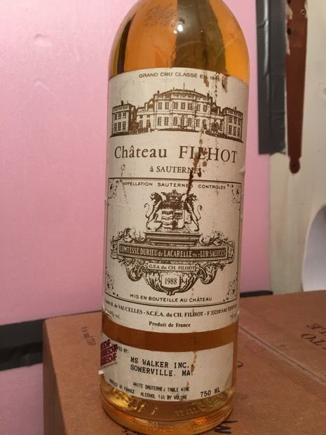 1988 Château Filhot - CellarTracker