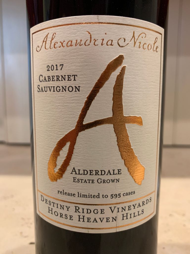 2017 Alexandria Nicole Sauvignon Alderdale Estate Grown