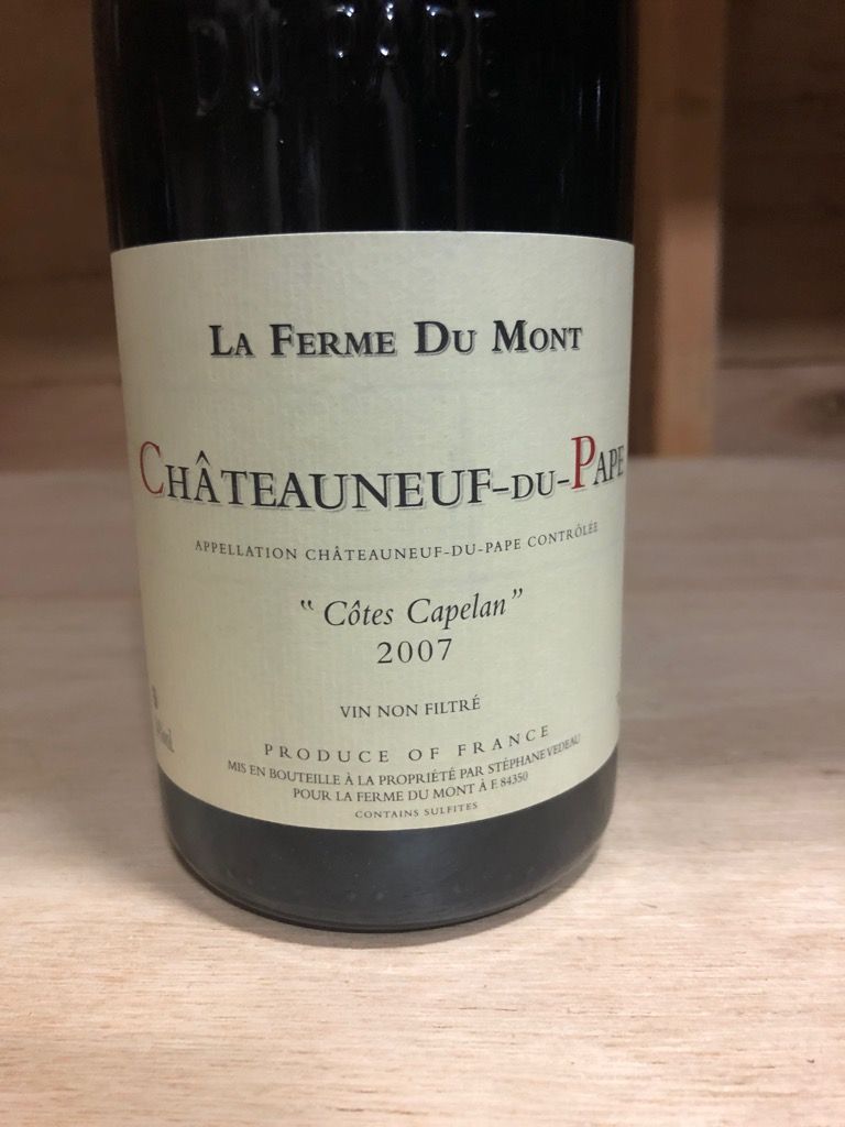 2007 La Ferme du Mont ChâteauneufduPape Côtes Capelan, France, Rhône