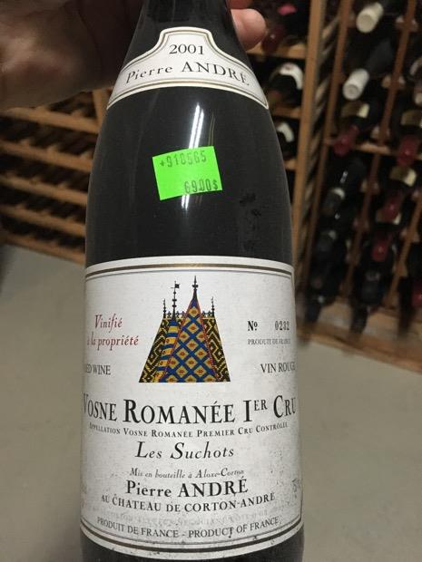 1994 Pierre André au Château de Corton André Vosne-Romanée 1er Cru
