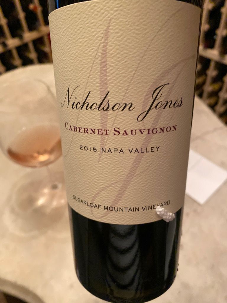 2015 Nicholson Jones Sauvignon Sugarloaf Mountain Vineyard