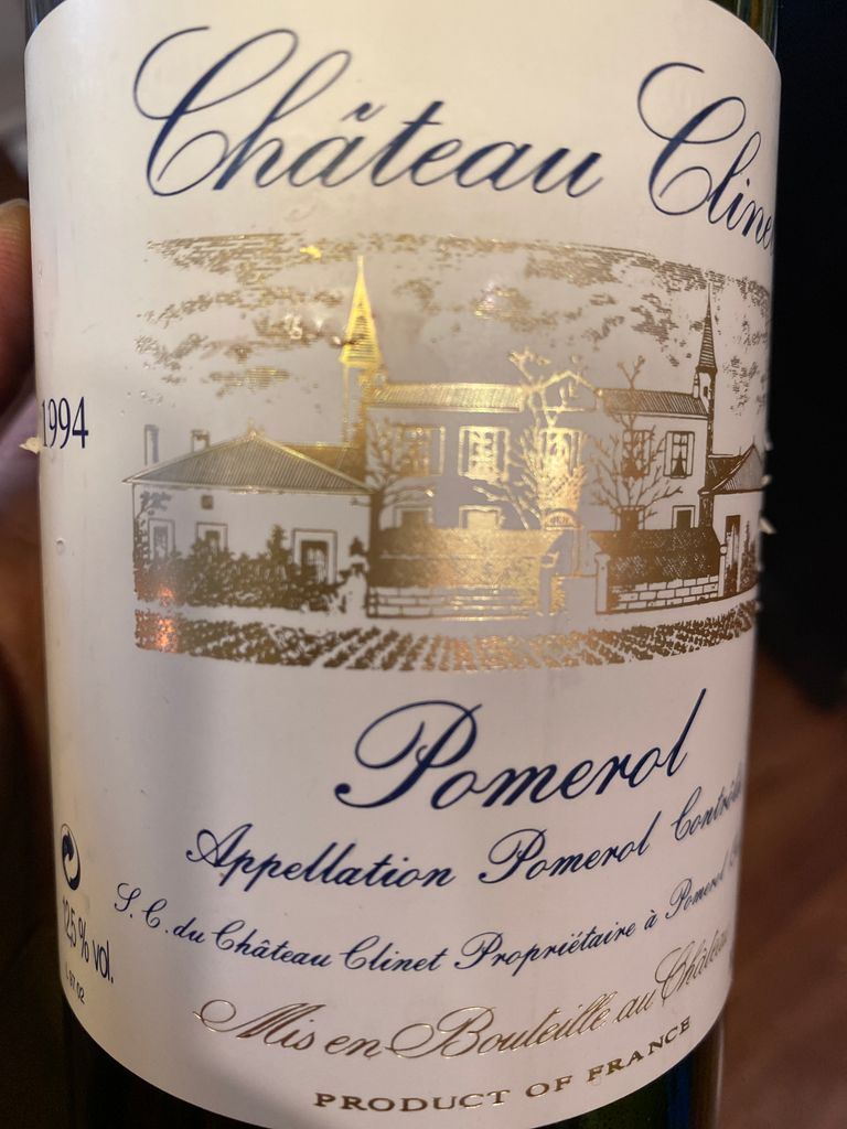 1995 Château Clinet - CellarTracker