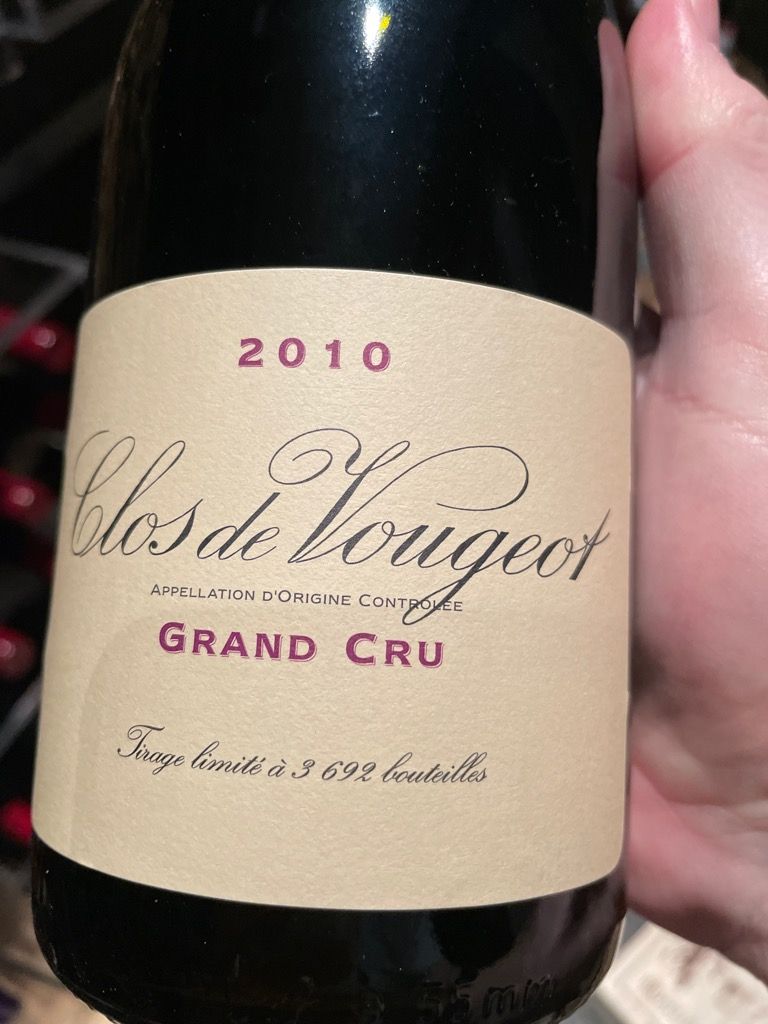 2010 Domaine de la Vougeraie Clos Vougeot - CellarTracker