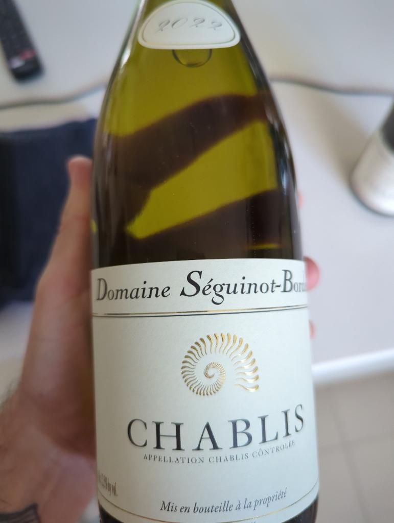 2022 Domaine Séguinot-Bordet Chablis - CellarTracker