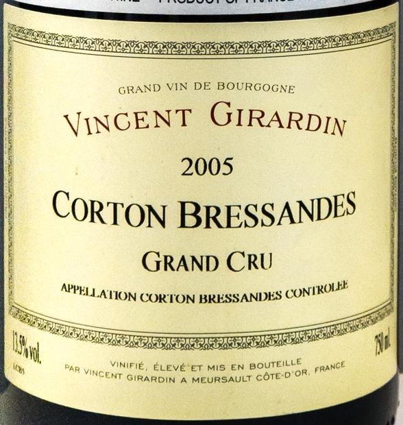 2000 Domaine / Maison Vincent Girardin Corton-Bressandes