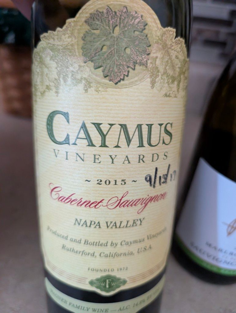 2015 Caymus Cabernet Sauvignon - CellarTracker