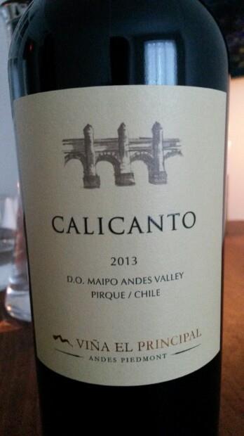 2013 Viña El Principal Calicanto, Chile, Maipo Valley - CellarTracker