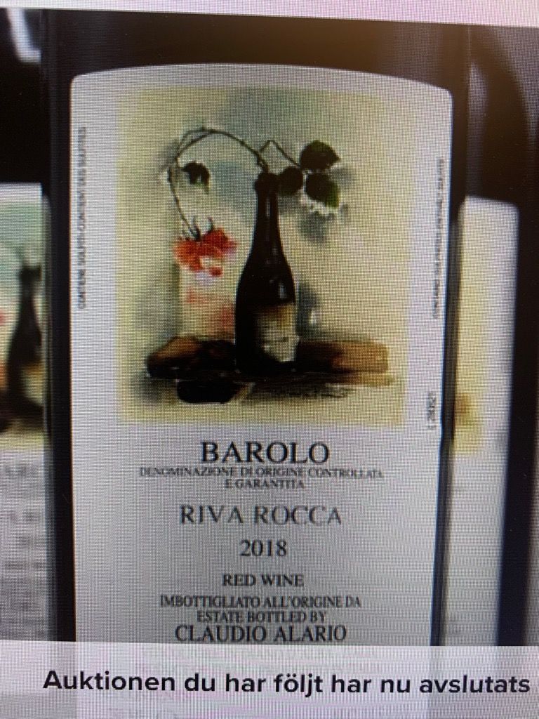 2018 Claudio Alario Barolo Riva Rocca - CellarTracker