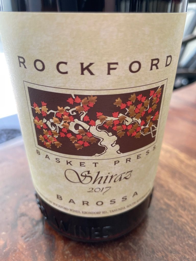 2018 Rockford Shiraz Basket Press - CellarTracker