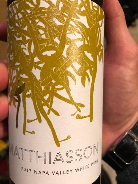 2017 Matthiasson White Wine Usa California Napa Valley Cellartracker