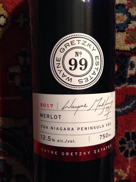 Wayne gretzky Merlot vqa 750ml (627167099014)