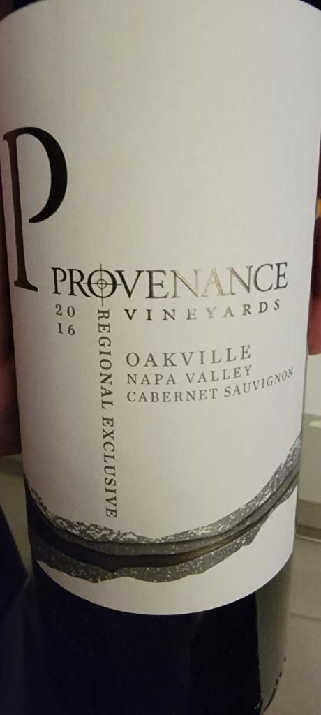 2016 Provenance Vineyards Cabernet Sauvignon Oakville - CellarTracker