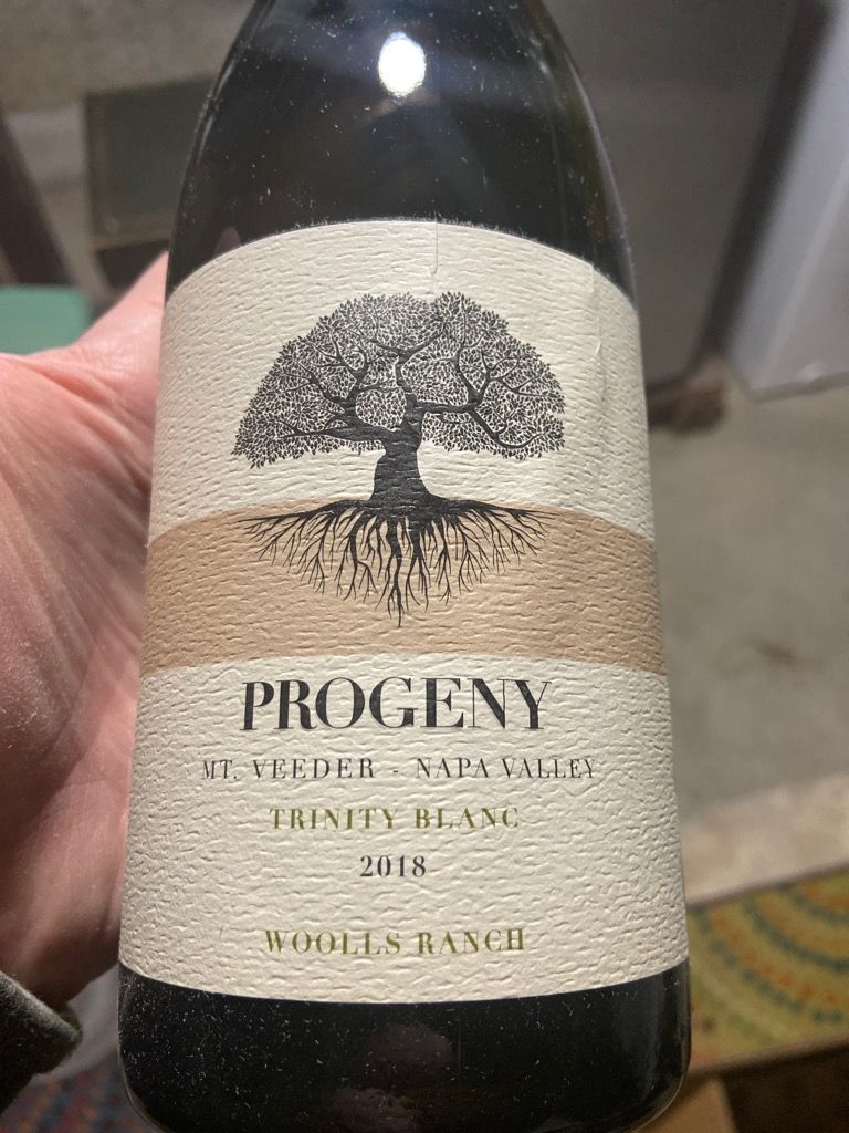 2018 Progeny Winery Trinity Blanc, USA, California, Napa Valley, Mt ...