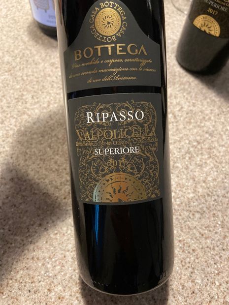2017 Bottega Ripasso della Valpolicella Classico Superiore, Italy ...