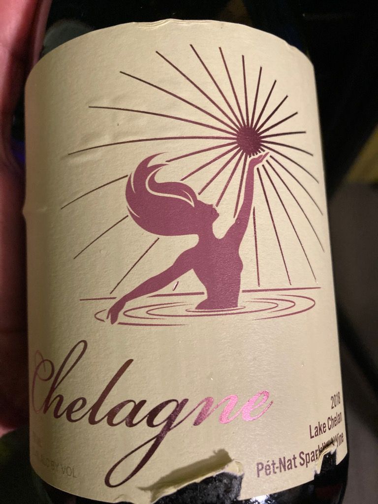 2019 Wine Girl Chelagne PétNat, USA, Washington, Columbia Valley, Lake