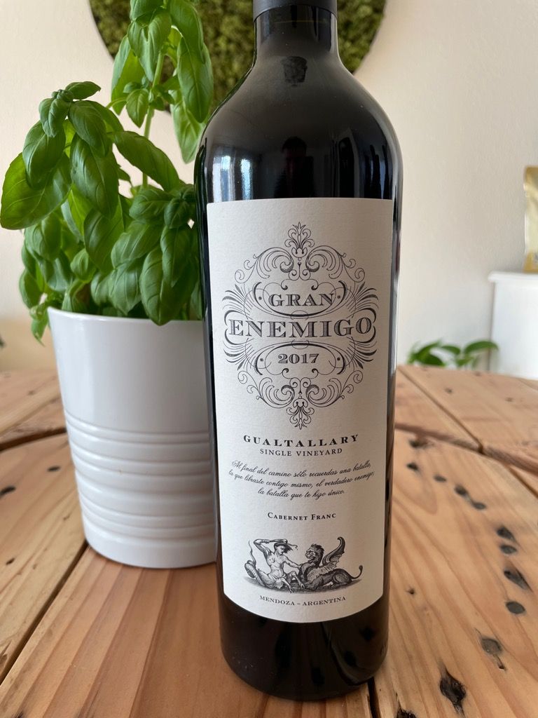 2018 El Enemigo Cabernet Franc Gran Enemigo Gualtallary
