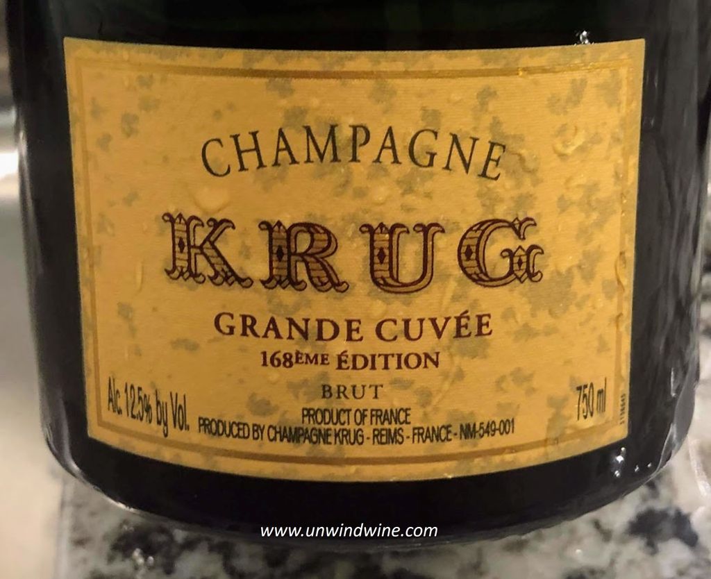 Champagne Brut Grande Cuvee 169eme Edition Krug 75 cl