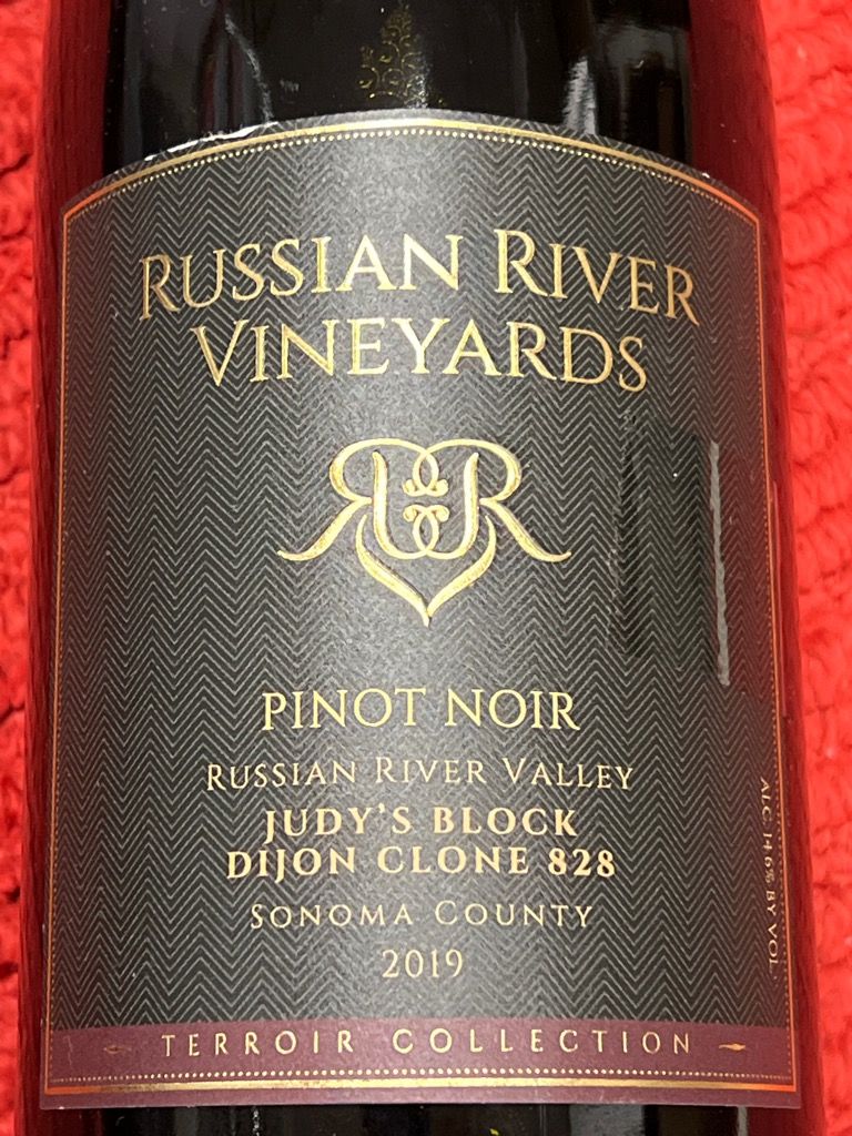 2021 Russian River Vineyards Pinot Noir Dijon Clone 828 Judy's Block ...