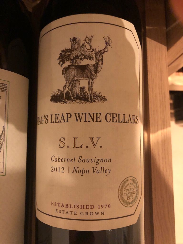 2012 Stag's Leap Wine Cellars Cabernet Sauvignon S.L.V.