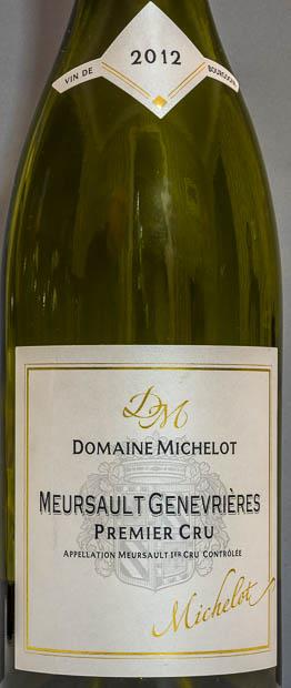 2011 Domaine Michelot Meursault 1er Cru Les Genevrières