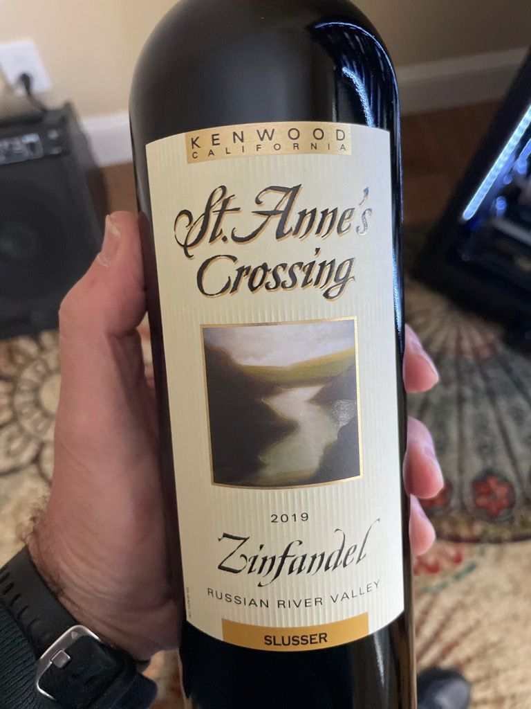 2019 St. Anne's Crossing Zinfandel Slusser, USA, California, Sonoma