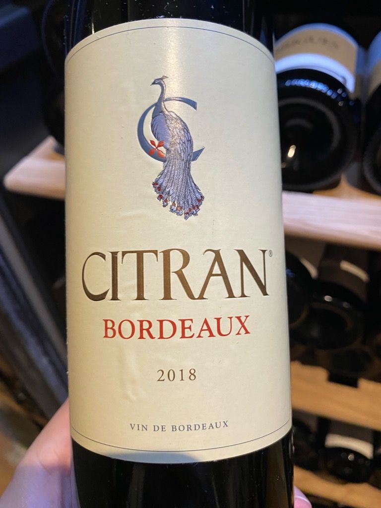 2018 Le Bordeaux de Citran - CellarTracker