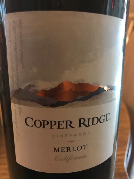 Copper ridge clearance wine