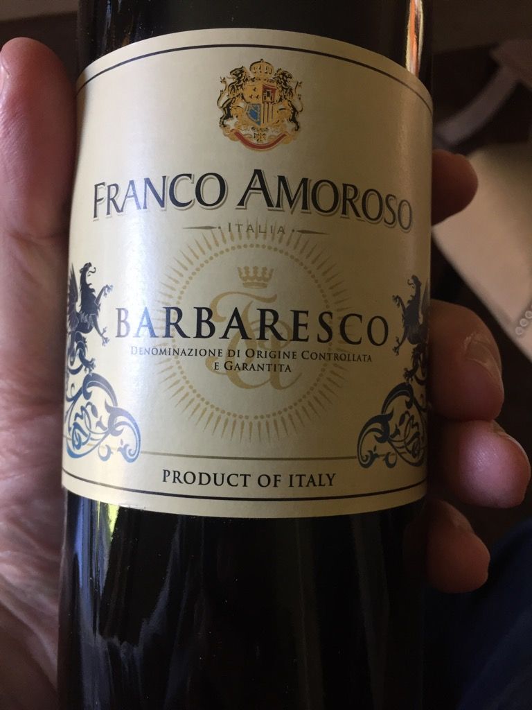 2012 Franco Amoroso Barbaresco - CellarTracker
