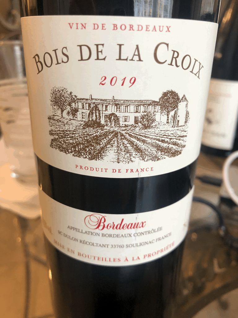 2018 Vignobles Dulon Bordeaux bois de la croix, France, Bordeaux