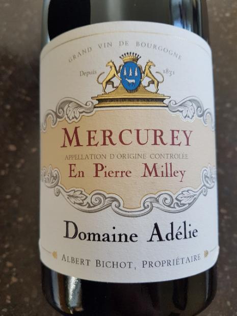 2021 Maison Albert Bichot Mercurey En Pierre Milley Domaine Adélie