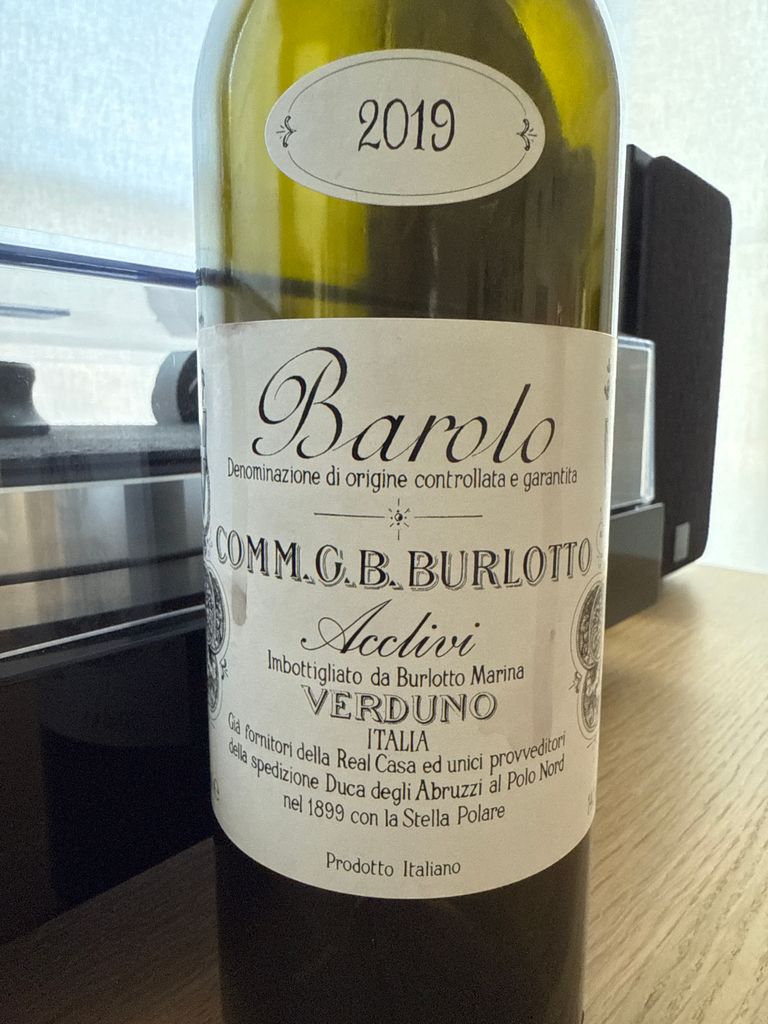 2019 Comm. G.B. Burlotto Barolo Acclivi - CellarTracker