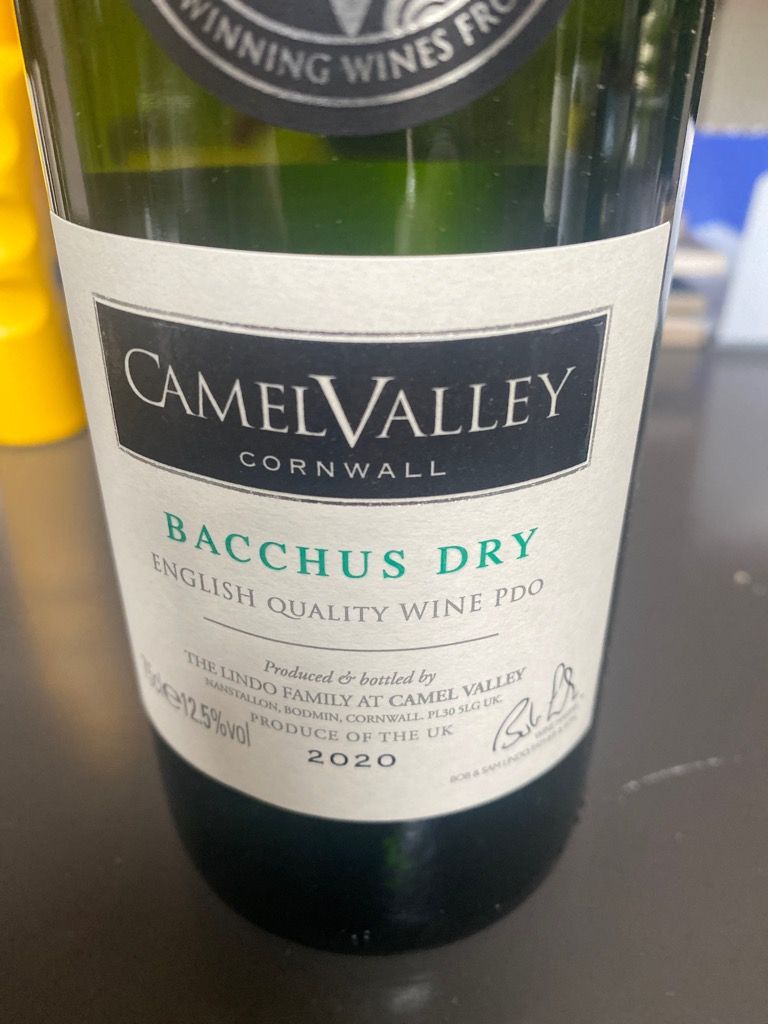 2020 Camel Valley Bacchus Dry, United Kingdom, England, South West
