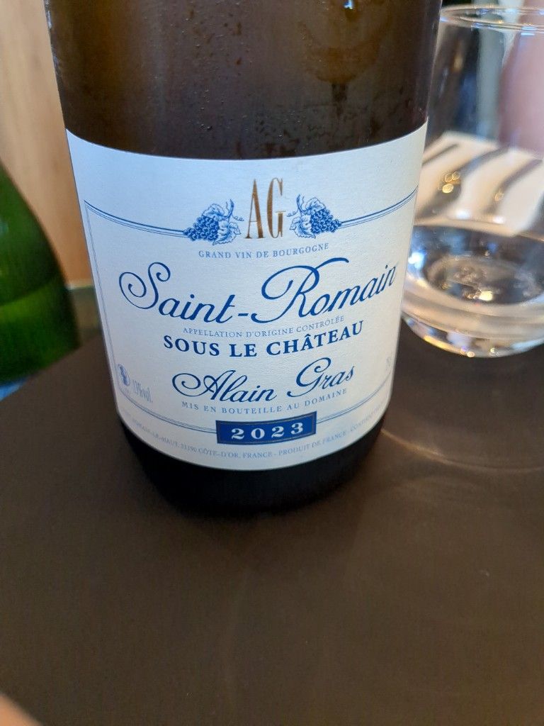 2022 Alain Gras Saint-Romain Sous le Chateau - CellarTracker