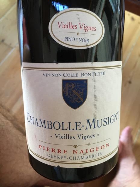 2006 Domaine Pierre Naigeon Chambolle-Musigny Vieilles Vignes, France ...