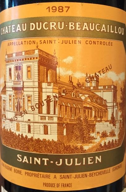 1987 Château Ducru-Beaucaillou - CellarTracker