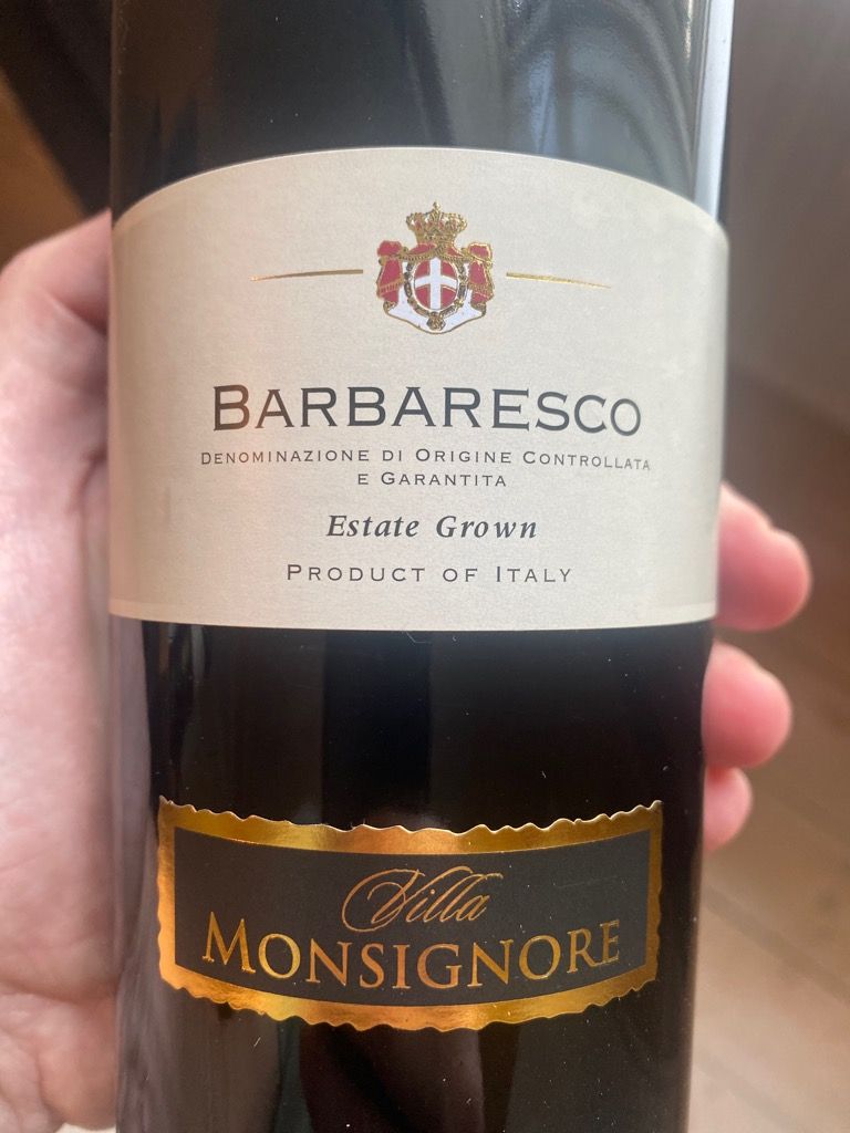 2019 Villa Monsignore Barbaresco, Italy, Piedmont, Langhe, Barbaresco ...