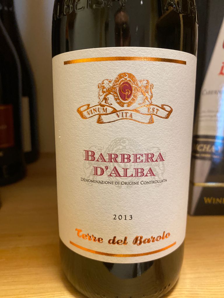 2013 Cantina Terre Del Barolo Barbera d'Alba, Italy, Piedmont, Alba ...